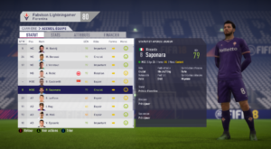 FIFA 18 - carrière gestion déquipe