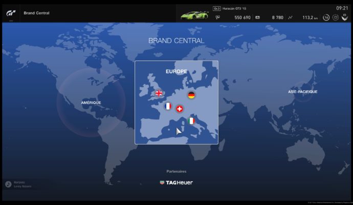 Test Gran Turismo Sport - Concessions europe
