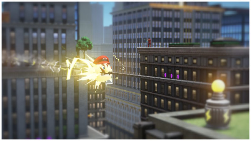 Test Super Mario Odyssey - Mario électrique