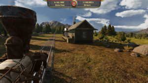 Railway Empire vue première personne ranch