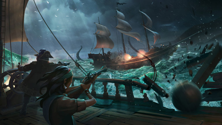 Sea of Thieves bataille navale
