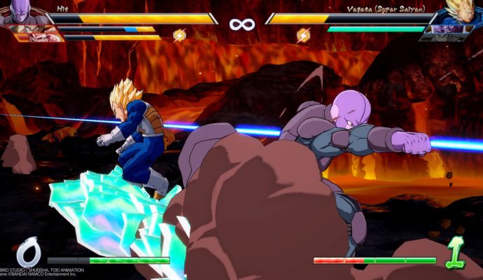 Dragon Ball FighterZ Hit vs Vegeta