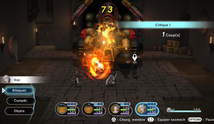 Test Lost Sphear - Sort de feu