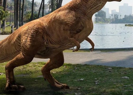 Jurassic World Alive - un t-rex sauvage apparaît