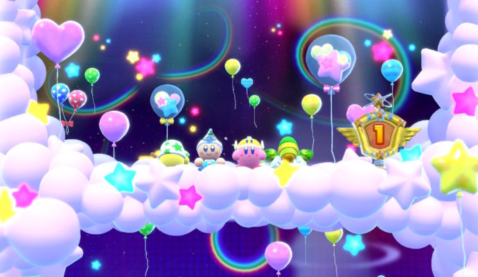 Kirby Star Allies - Sur le podium