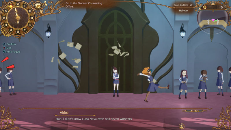 Little Witch Academia: Chamber of Time école