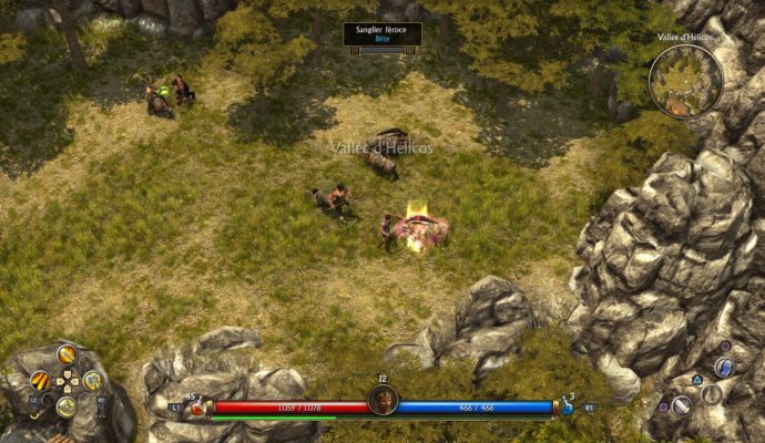 Titan Quest interface