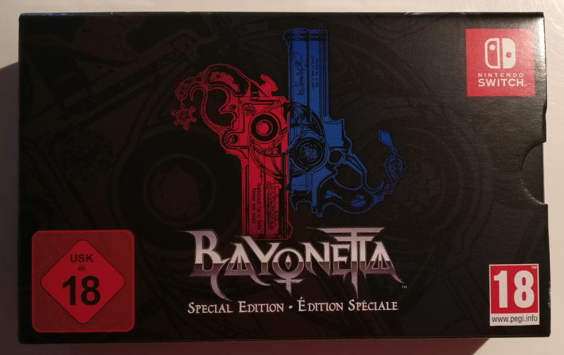 Unboxing Bayonetta Édition Spéciale - face avant