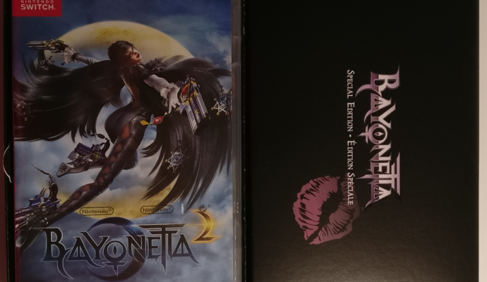 Unboxing Bayonetta Édition Spéciale - fourreau et boite