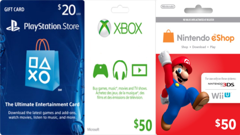cartes rechargement solde en ligne - Xbox, Nintendo, Playstation