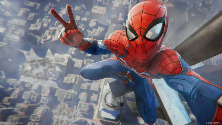 Spider-Man selfie