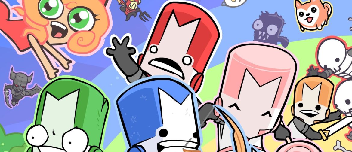 Castle Crashers personnages jouables et princesse