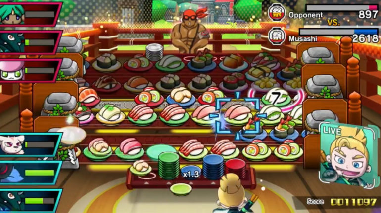 Sushi Striker: The Way of Sushido - Gameplay