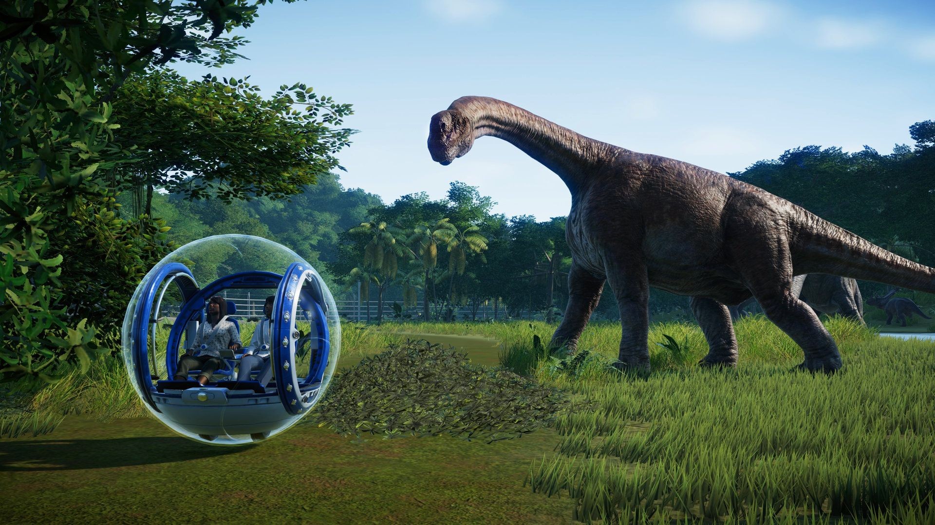 Jurassic World Evolution brachiosaure