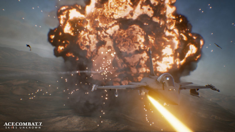 Ace Combat 7 Explosion