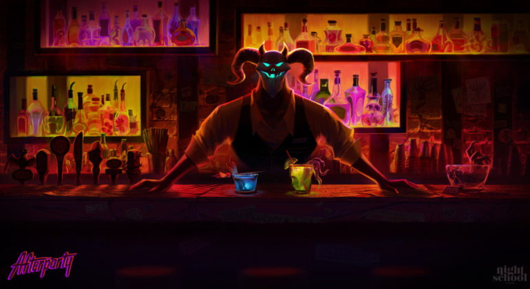 Afterparty diable barman