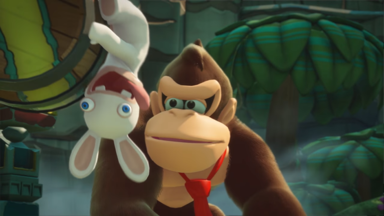 Mario + The Lapins Crétins : Kingdom Battle - Donkey Kong et lapinou