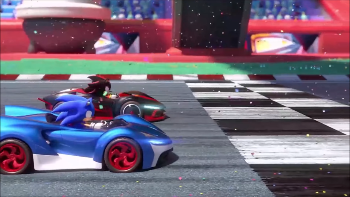 Team Sonic Racing - Course au podium