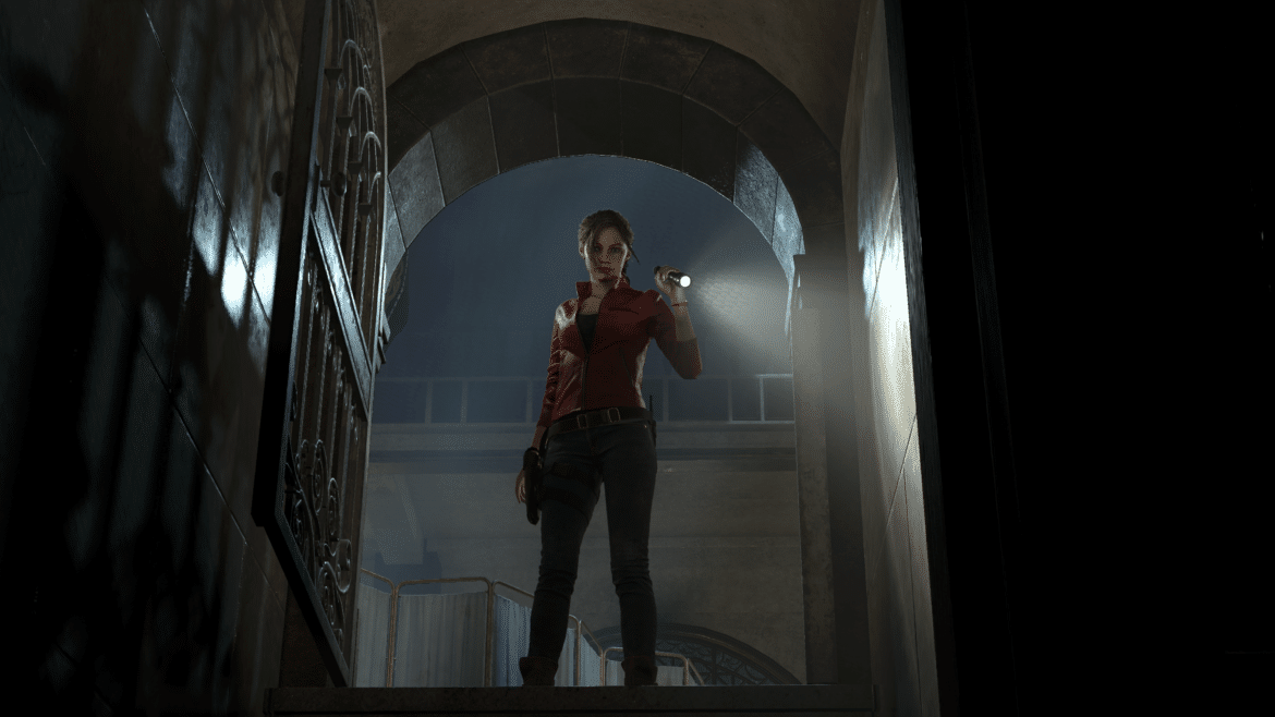 resident evil 2 claire redfield lampe torche