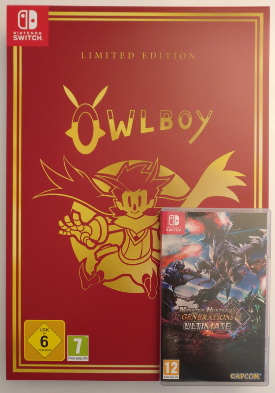 Owlboy Limited Edition - couverture collector comparée