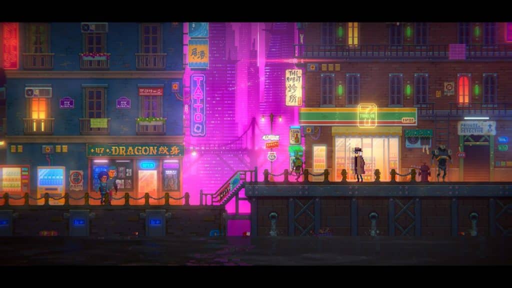 Tales of the Neon Sea ville