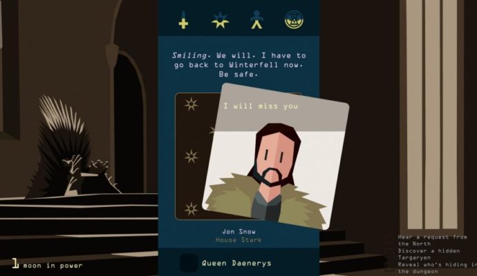 Reigns: Game of Thrones choix