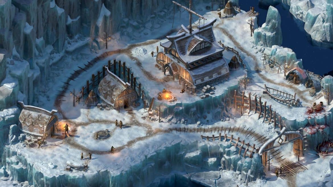 Pillars of Eternity 2 Beast of Winter village de glace