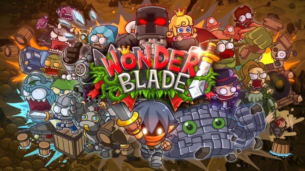 Wonder Blade logo personnages