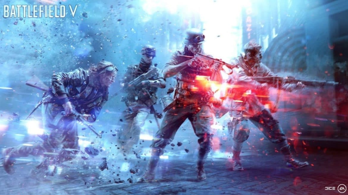 Battlefield V Artwork des soldats