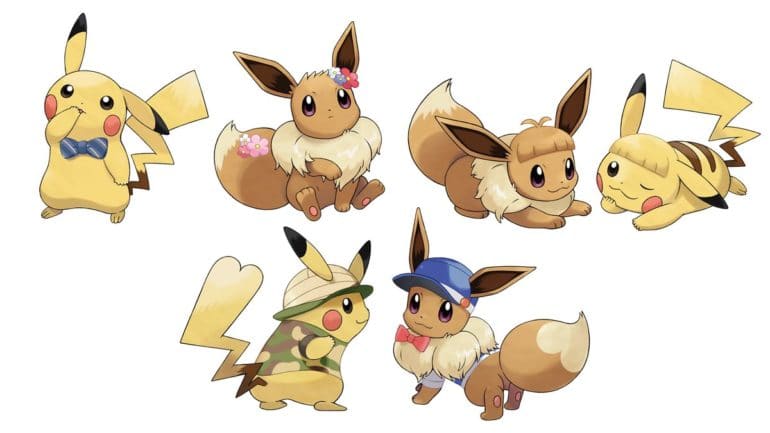 Pokémon Let's Go - Pikachu et Evoli