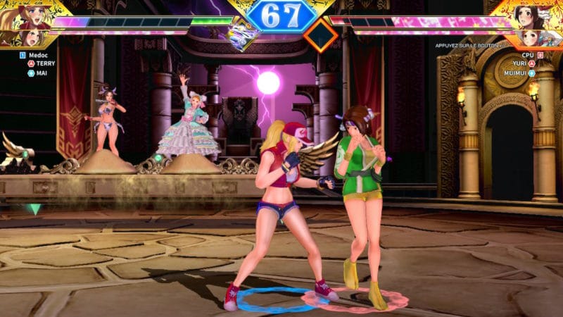 SNK Heroines Tag Team Frenzy - Terry contre Yuri