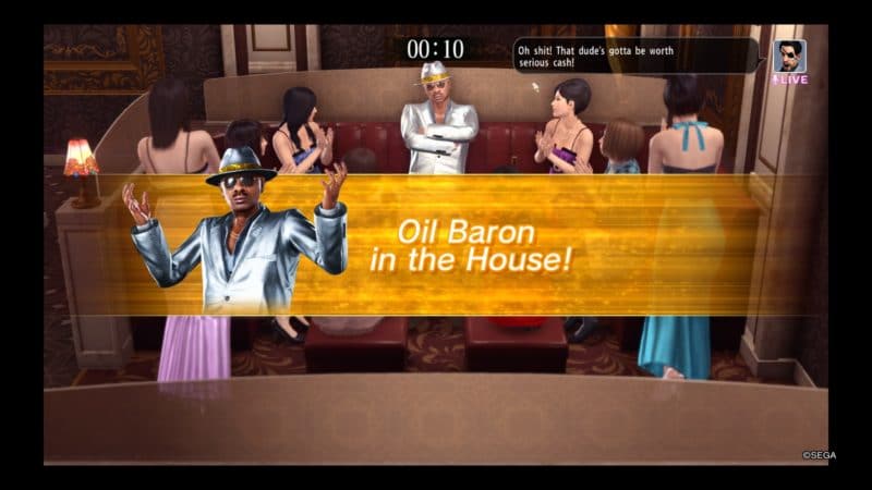 Yakuza Kiwami 2 Un Oil Baron sauvage apparaît