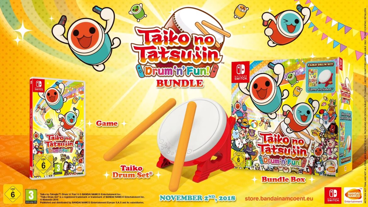 Taiko no Tatsujin: Drum 'n' Fun - bundle et gameplay