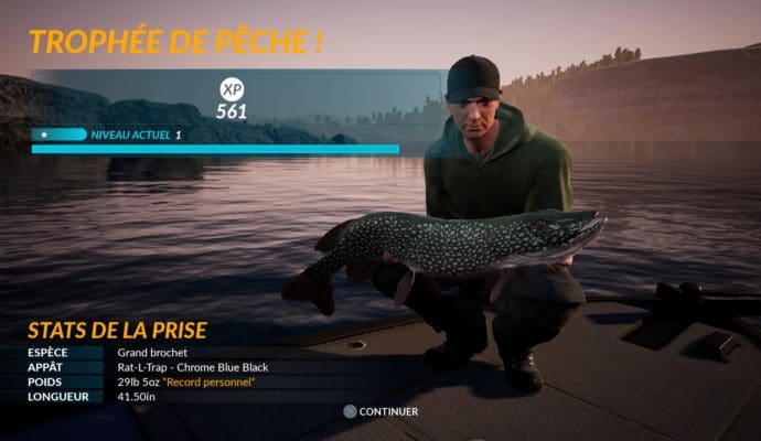 Fishing Sim World un brochet