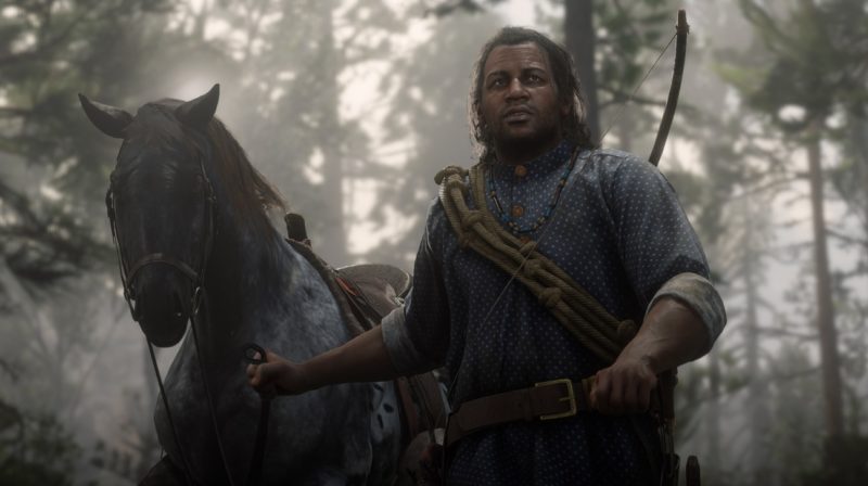 Red Dead Redemption 2 - indien, cheval, forêt