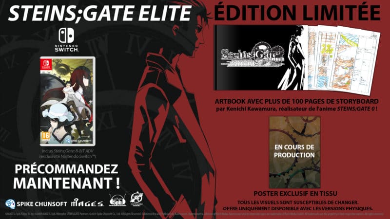 Steins;Gate Elite édition limitée Switch