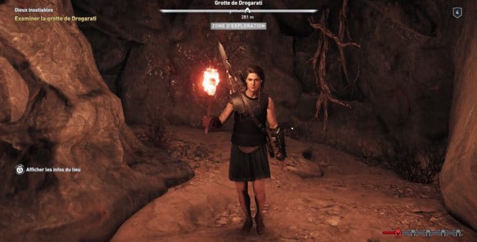 Assassin's Creed Odyssey exploration grotte