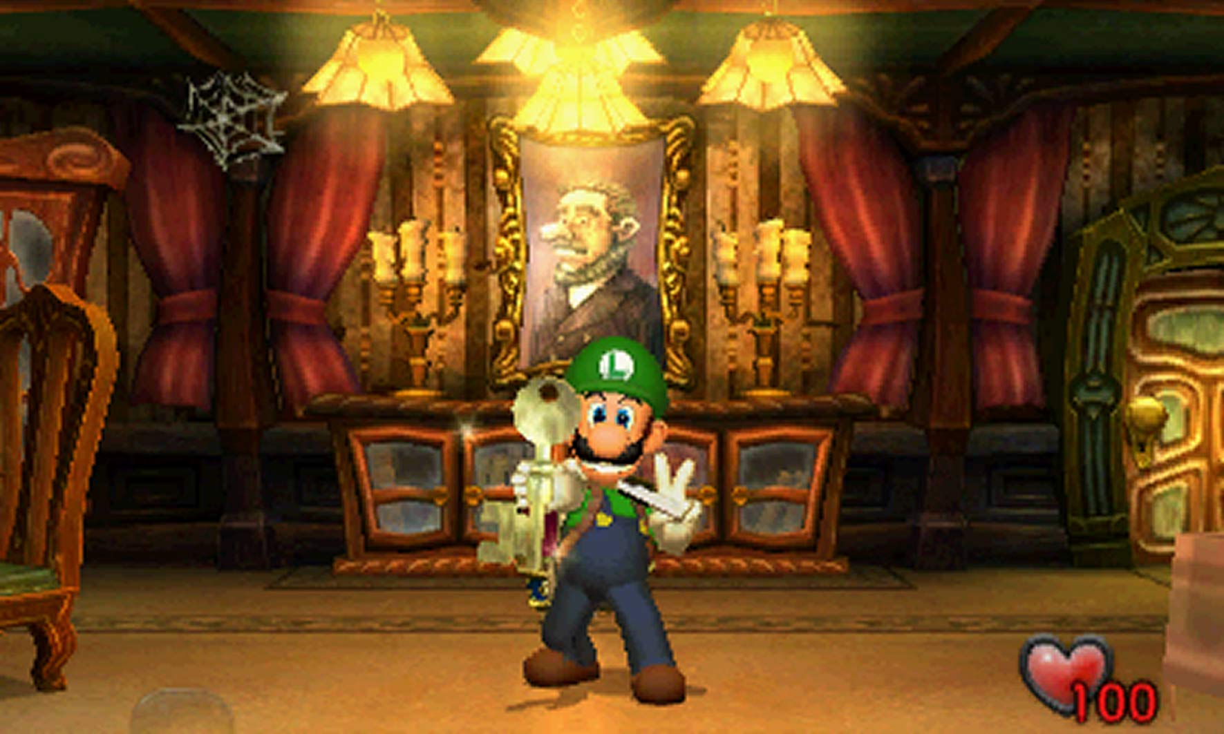 Luigi's Mansion - première obtention de clé