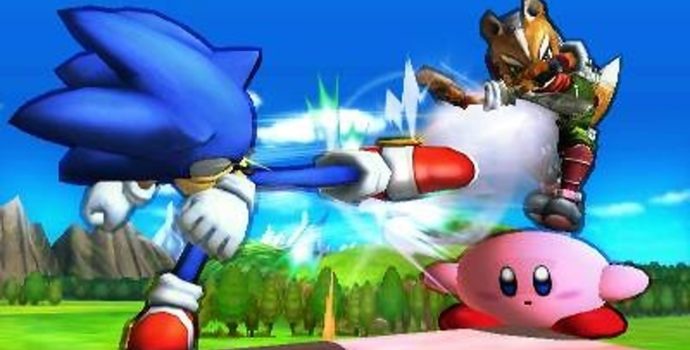 Super Smash Bros. for Nintendo 3DS - Sonic contre Kirby