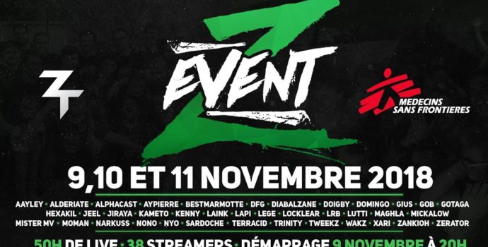 Z Event - 1 weekend, 36 streamers et 1 million d’euros