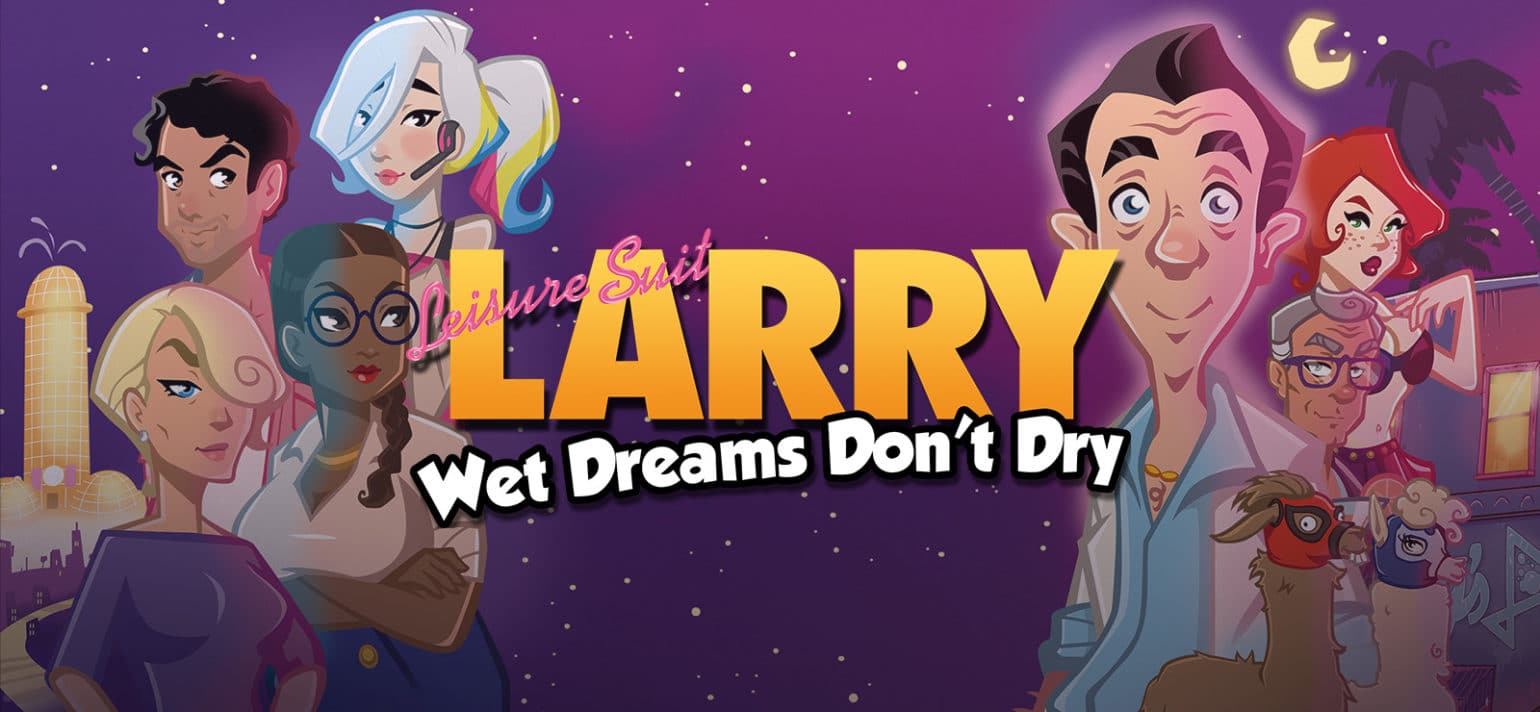 test leisure suit larry wet dreams dont dry logo