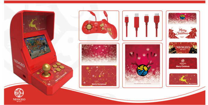 La Neo Geo Mini rhabillée pour les fêtes de Noël