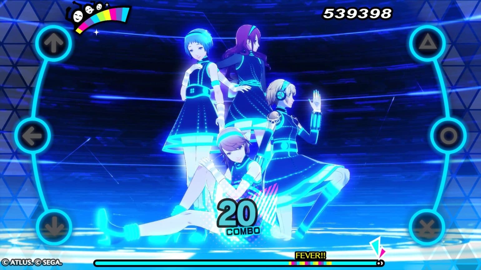 Persona Dancing 3 et 5 héroïnes de Persona