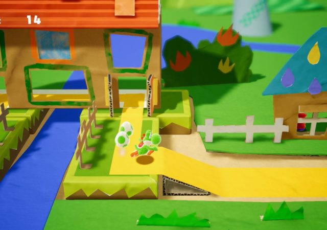 yoshi's crafted world - niveau