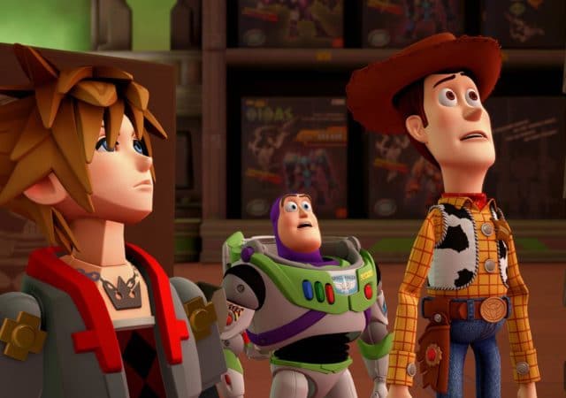 Kingdom Heart III Sora Woody et Buzz