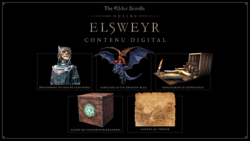 The Elder Scrolls Online : contenu de l'edition standard d'Elsweyr