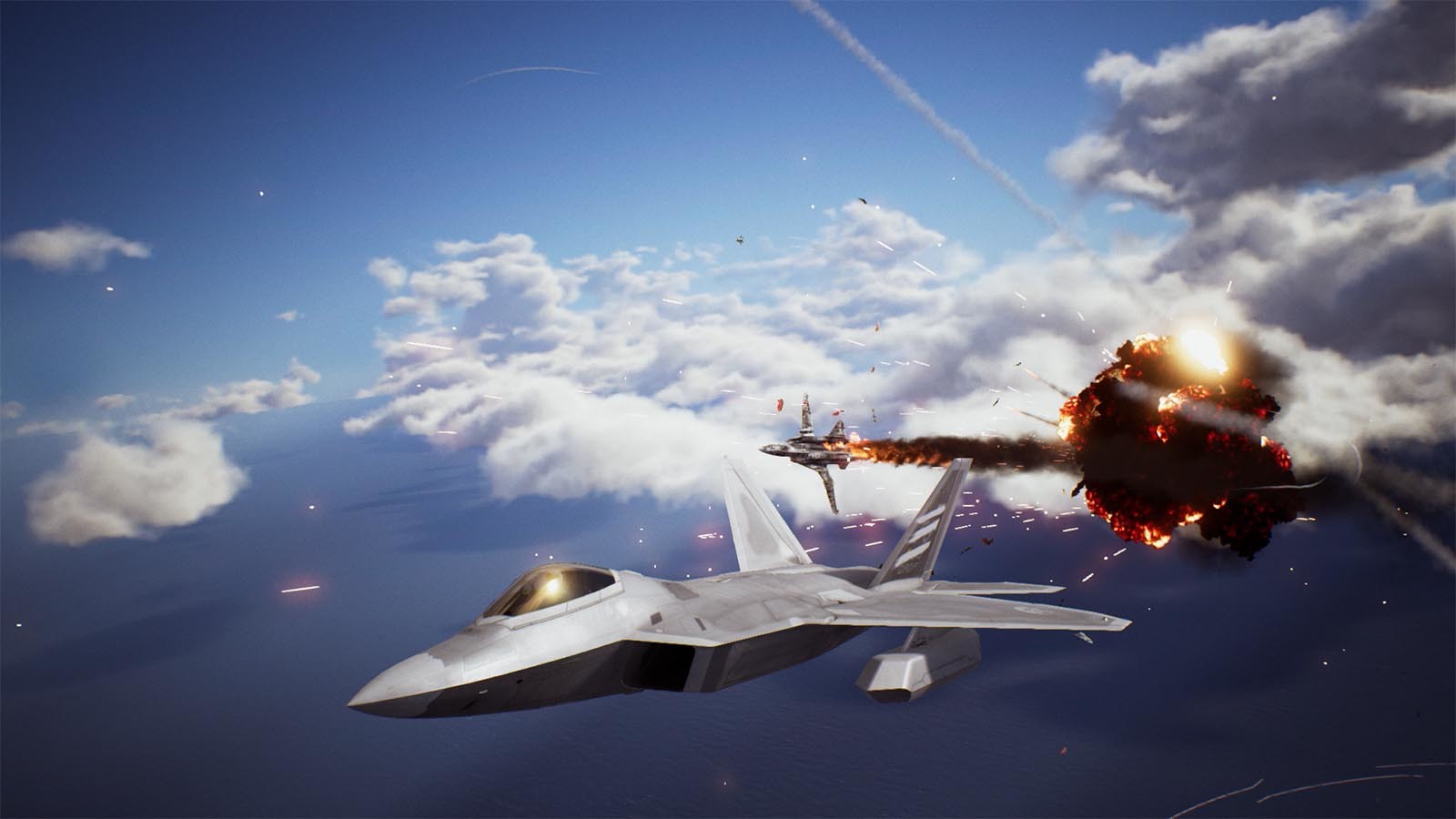 janvier 2019 Ace Combat 7 Les avions menent la danse et explosent dans les airs