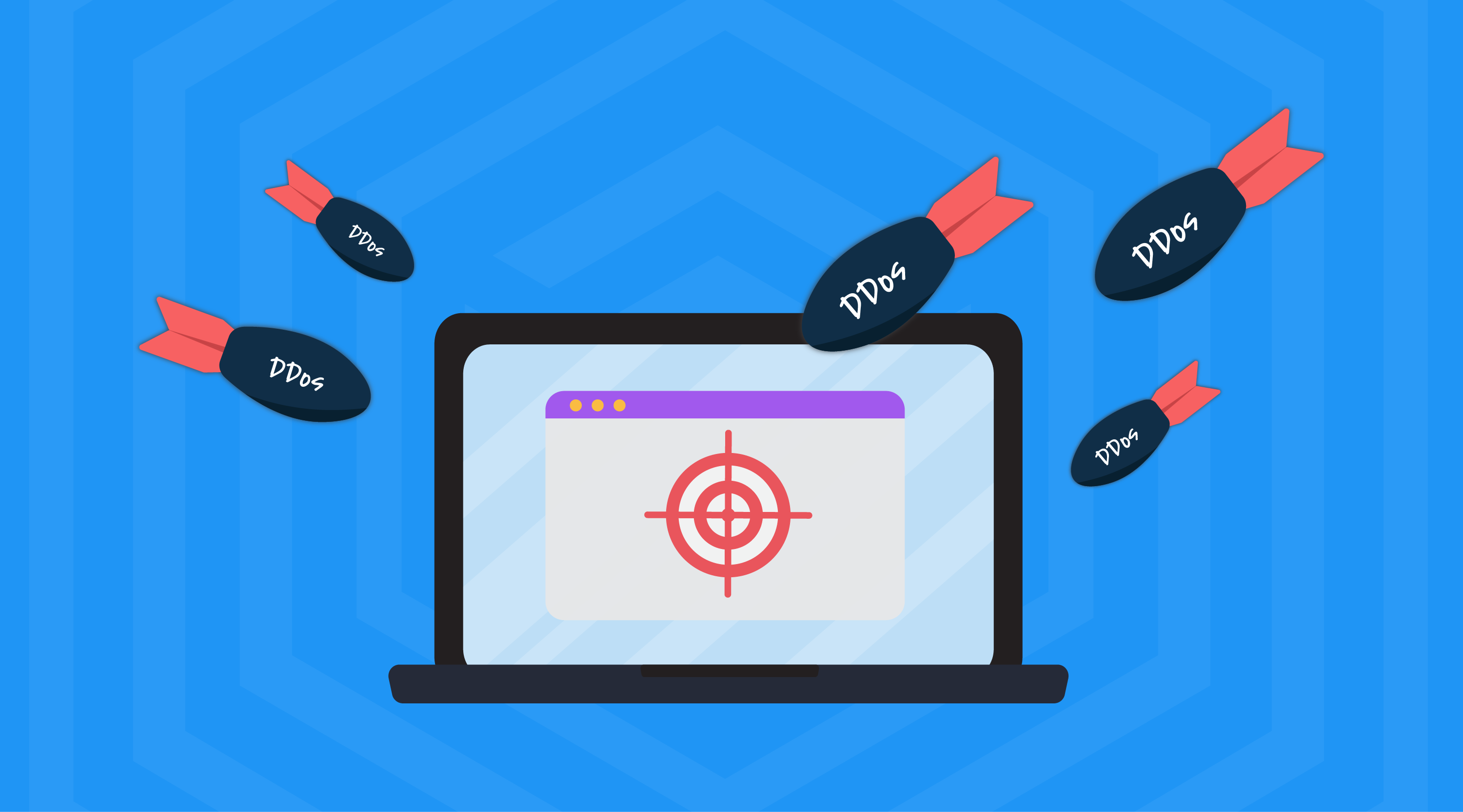 Illustration Attaque DDOS