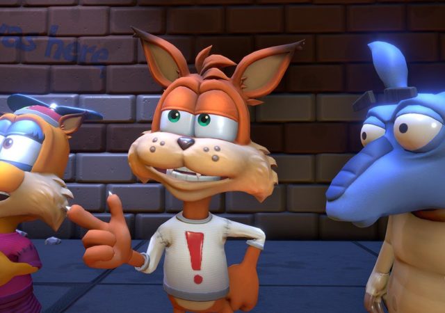 Bubsy: Paws on Fire trois personnages