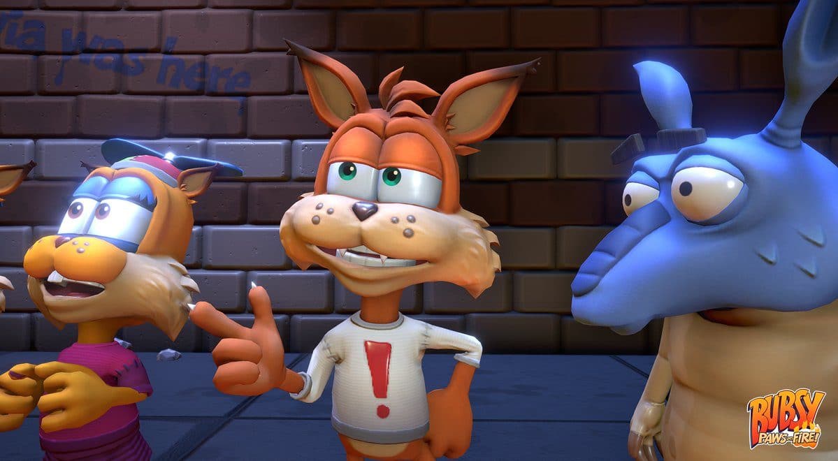 Bubsy: Paws on Fire trois personnages